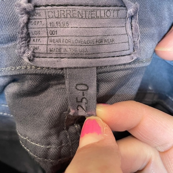 CURRENT/ELLIOTT The Ankle Skinny Blue Tie Dye 25 - Picture 3 of 4